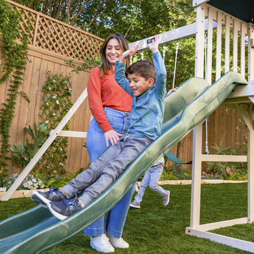 KidKraft Titan Cliffs Swing Set And Slide & Reviews Wayfair